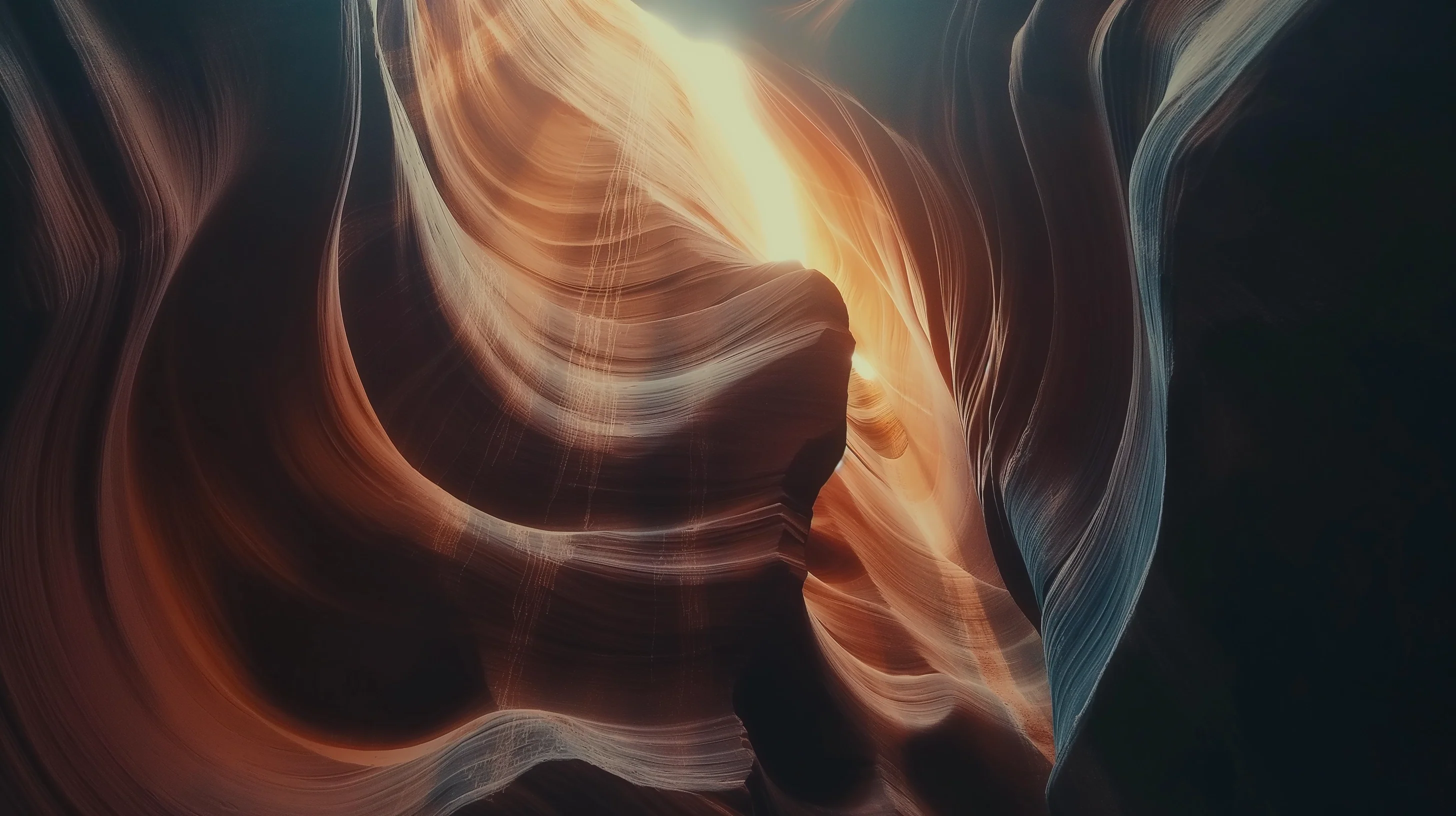 Abstract canyon light